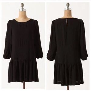 Anthropologie Dropwaist Mini Dress